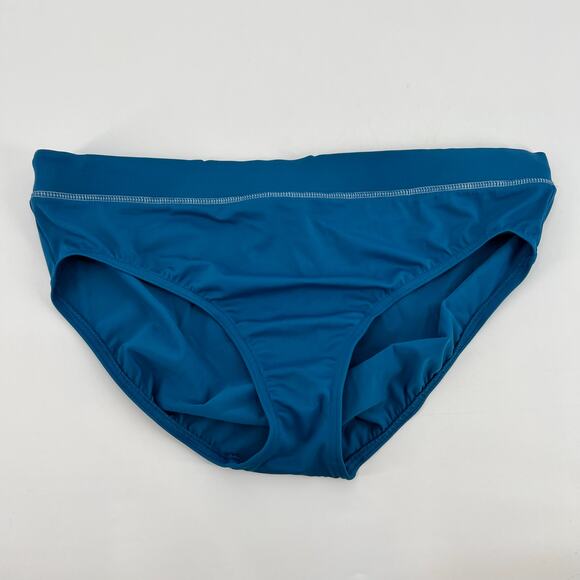 Lands' End bundle / lot (2) swim tops and blue swim bottoms tankini bikini 10/12 - Picture 4 of 13